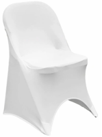 white spandex folding chair cover